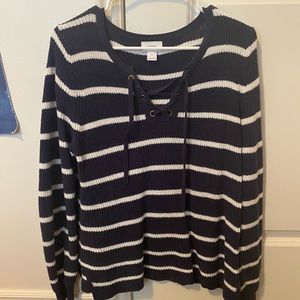Old navy cross cross sweater